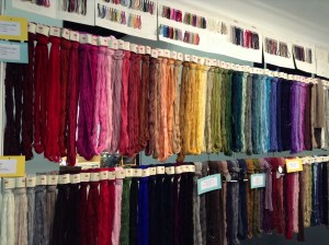 Wall of pure cashmere